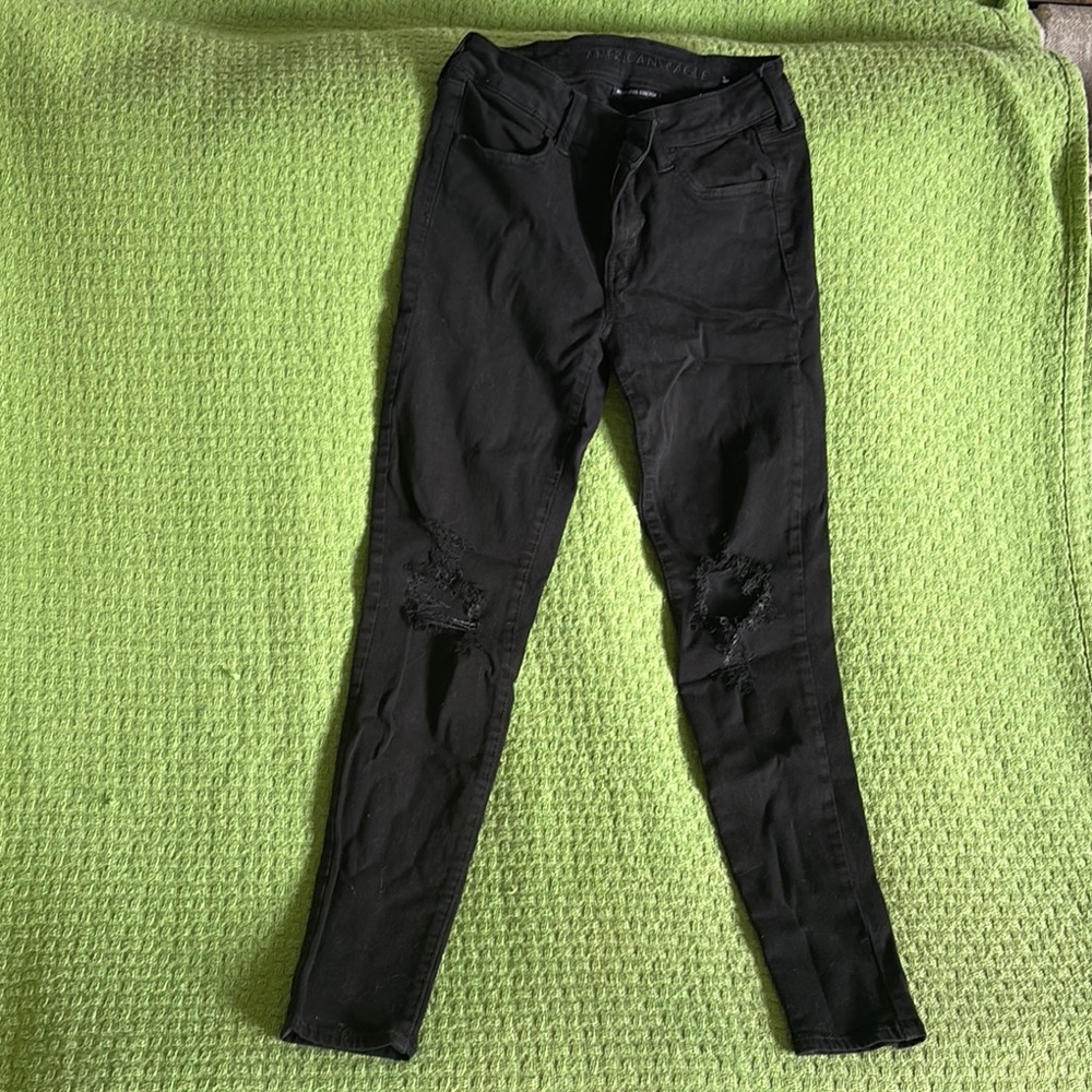 American Eagle Outfitters high rise Black Skinny Jeans